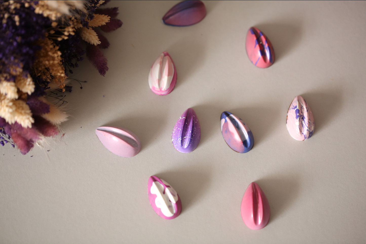 Hand Painted Tulip Bon Bons