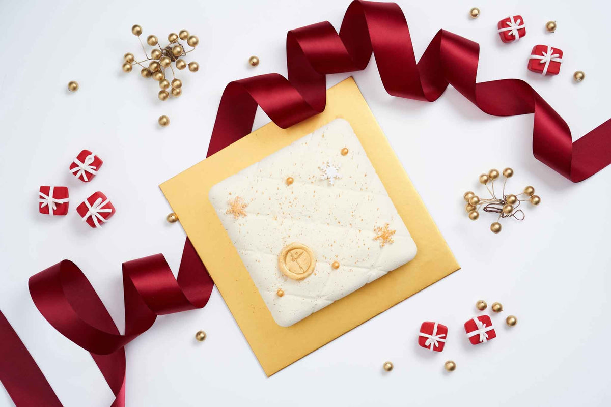 White Snow Celebration Cake