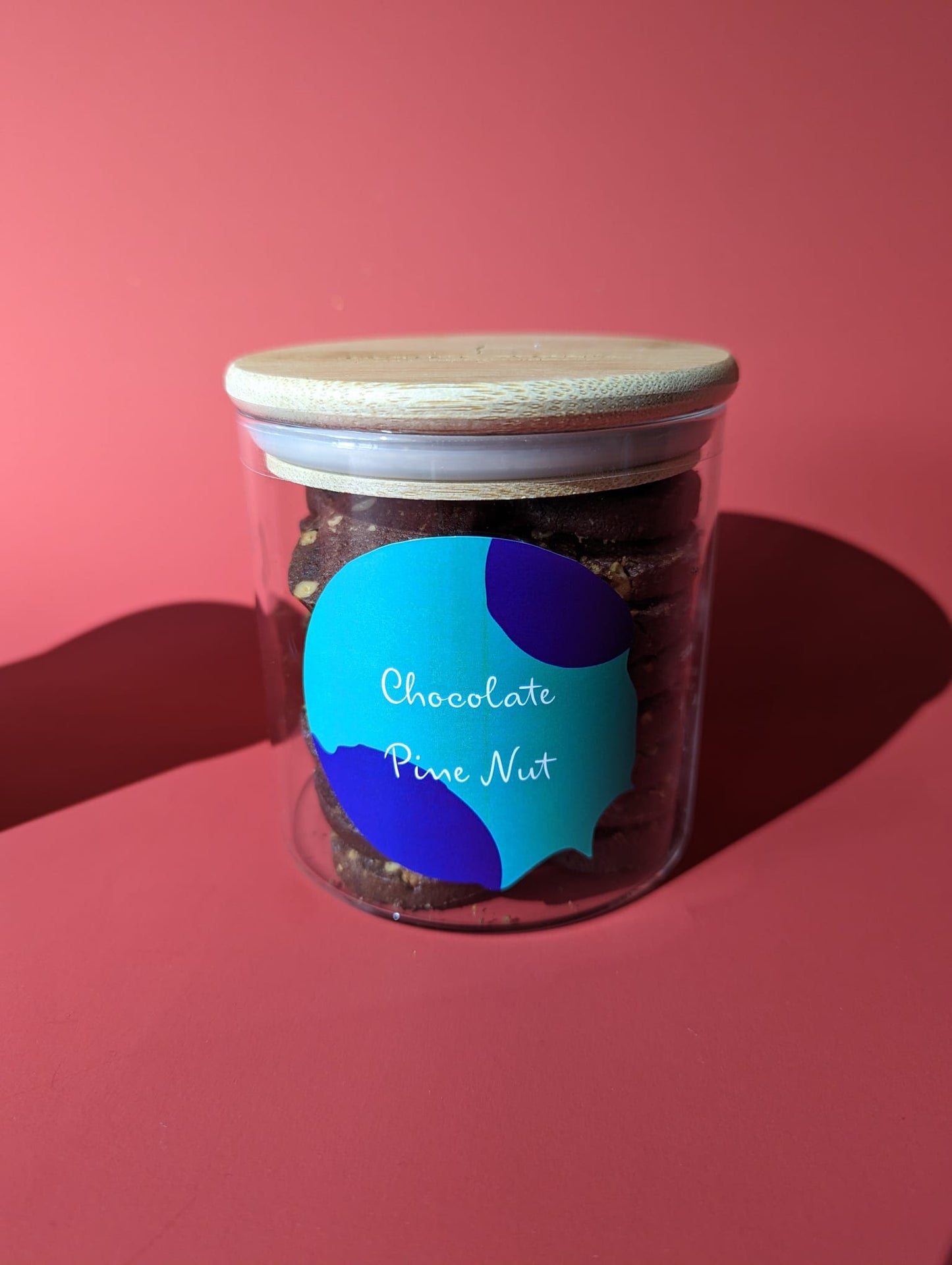 Chocolate Pine Nut Cookies