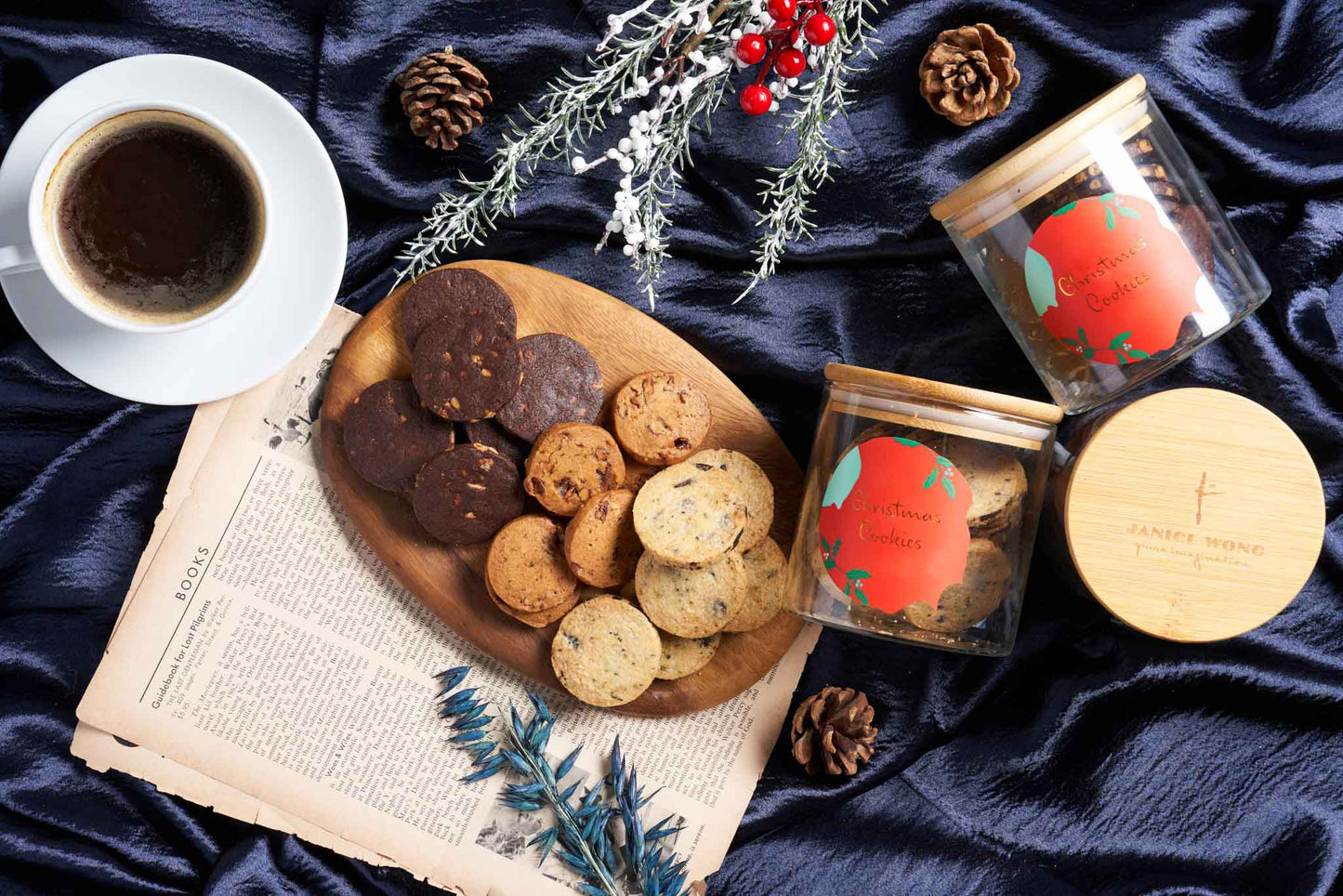 Pine Nut Chocolate Cookies