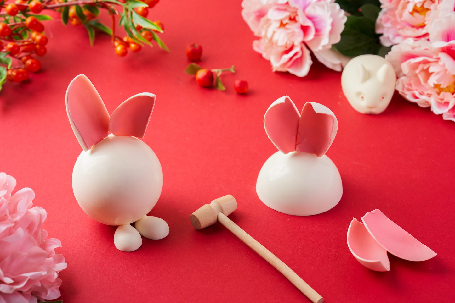 Rabbit Chocolate Sculpture